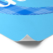 Boys Naam Aangepaste aanplakbiljet G Poster (Hoek)