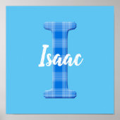 Boys Naam Aangepaste aanplakbiljet I Poster (Voorkant)