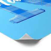 Boys Naam Aangepaste aanplakbiljet M Poster (Hoek)