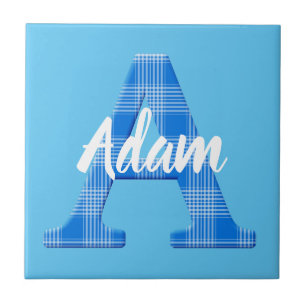 Boys Name Custom Play Letter A Tegeltje