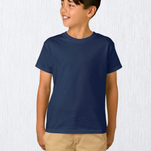 Boys Navy T-Shirt, Kinder / T-Shirt aanpassen