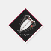 Boys Night Out Tuxedo Party Napkins Servet (Hoek)