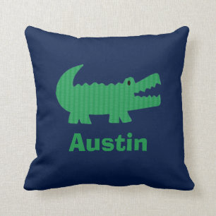 Boys Nursery Room Decor Alligator Sierkussen