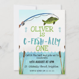 Boys O-Fish_Ally Waterverf Birthday Uitnodiging