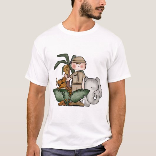 Boys Oerwoud Safari Tshirts en Gifts (Voorkant)