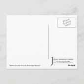 "Boys on the South African Beach" JTG Art Briefkaa Briefkaart (Achterkant)