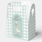 Boy's One Gekke Goose 1st Birthday Party Bedankdoosjes (Geopend)