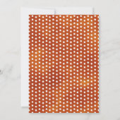 Boys Onze kleine pompoen 1e verjaardag Uitnodiging (Achterkant)