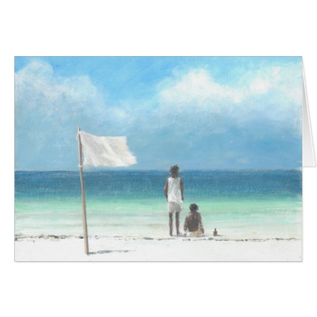 Boys op Beach Kenya (Voorkant Horizontaal)