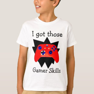 Boys Oranje Gamer Skillz T-Shirt