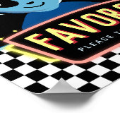 Boys Out Of This World Space Alien Favor Sign Poster (Hoek)