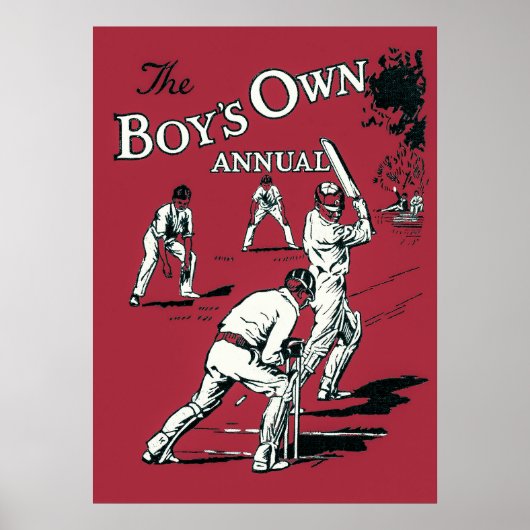  Boy's Own Annual - Archief Cricket Print (Voorkant)