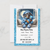 BOYS PAJAMA PARTY KAART (Voorkant)