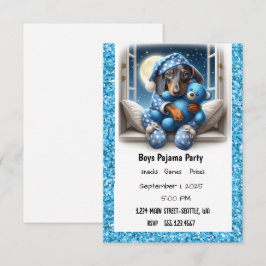 BOYS PAJAMA PARTY KAART