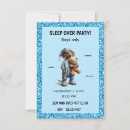 BOYS PAJAMA PARTY KAART