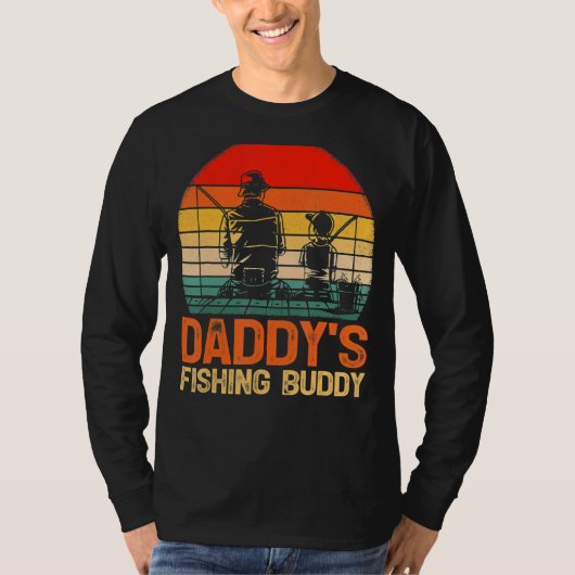  Boys Papa's Gevist Buddy Vist Vader' T-shirt (Voorkant)