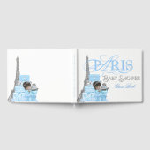 Boys Paris Baby shower Gastenboek (Volledig)