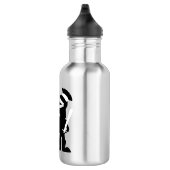 Boys Personalized Royal Knight Kinder Black Waterfles (Rechts)