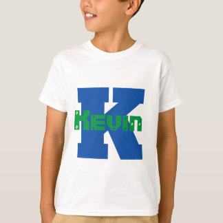 Boys Persoonlijke naam met Initiaal Monogram T-shirt