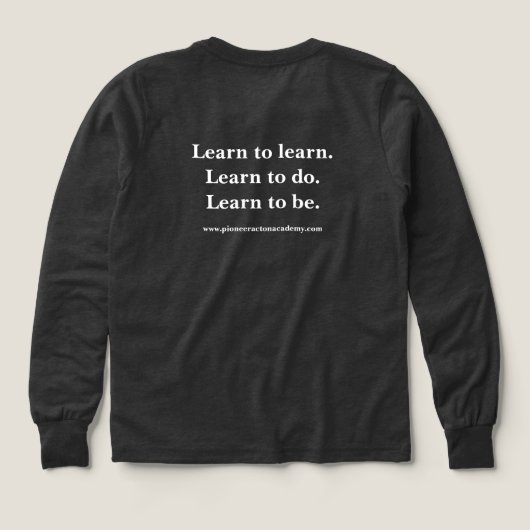 Boys' Pioneer Academy Long-Sleeve Tri-Blend Shirt (Achterkant)