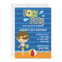 Boys Pool Party Birthday
