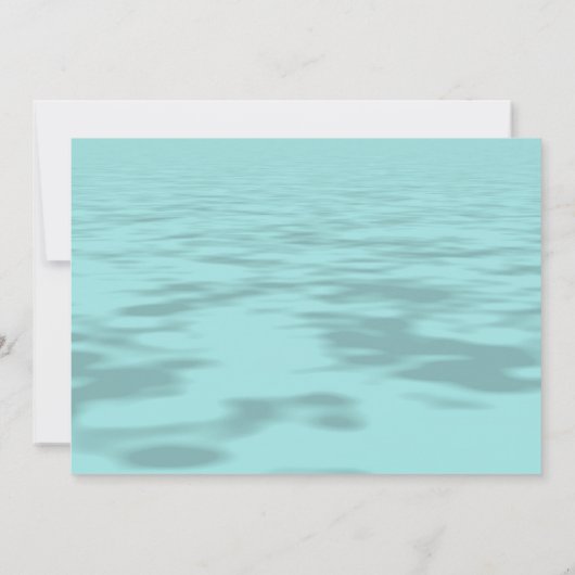 Boy's Pool Party Kaart (Achterkant)