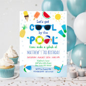 Boys Pool Summer Birthday Kaart
