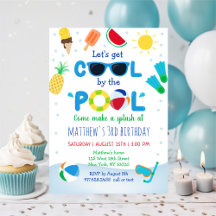 Boys Pool Summer Birthday
