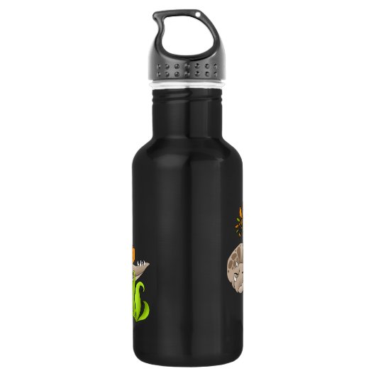 Boys Prehistorische dinosauriërs plezier Waterfles (Achterkant)