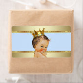 Boys Prince Baby shower Waterflesetiket Etiket (Insitu)