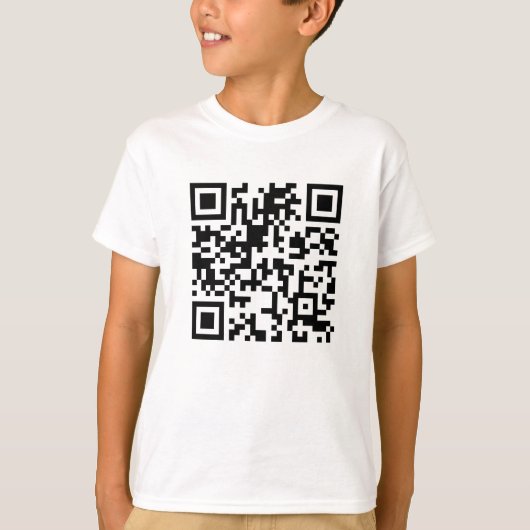 Boys QR-code T-shirt (Voorkant)