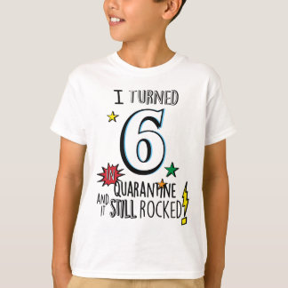 Boys Quarantine Birthday Shirt Kinder Quarantine