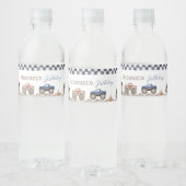 Boys Racing Birthday Party Decorations Waterfles Etiket (Flessen)