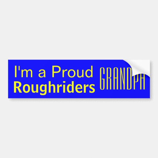 Boys Ranch High School PROUD Grandpa Car Sticker (Voorkant)