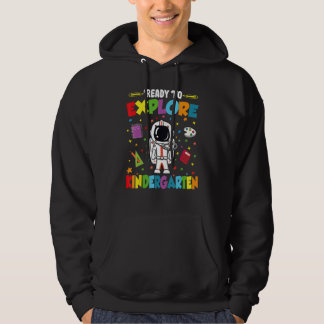 Boys Ready To Explore Kindergarten Back To School Hoodie