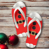 Boys Red Elf Santas Helper Festive Teenslippers