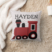 Boys Red Train, speciaal ontworpen piloot Kussen (Deken)