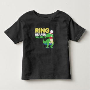 Boys Ring Bearer Dinosaur Rex Weddenschap Kinder Shirts