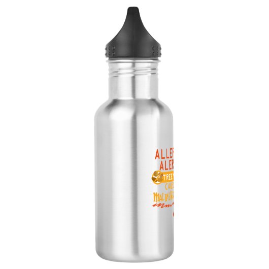 Boys Robot Tree Nut Allergy Alert Persoonlijk Waterfles (Links)
