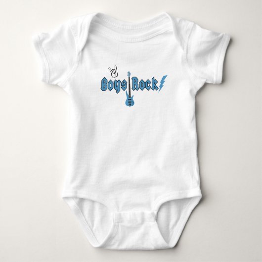 BOYS ROCK ROMPER (Voorkant)