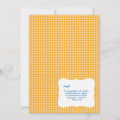 Boys Rocket Stellar Shower Invitations Kaart (Achterkant)