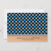 Boys Roller Schaats Skating Party Invitation Kaart (Achterkant)