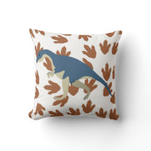 Boys Room Dinosaur Voetafdrukken Bed Pillow