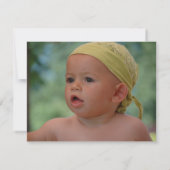 Boys Sail Boat Verjaardag Bedankt Opmerking Kaarte (Achterkant)