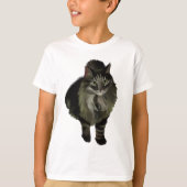 Boy's Shirt Maine Coon Cat (Voorkant)