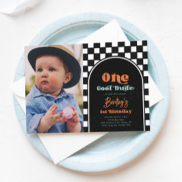 Boy's Skateboarden Uitnodiging Verjaardag