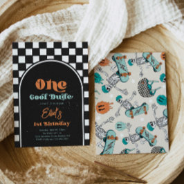 Boy's Skateboarden Uitnodiging Verjaardag