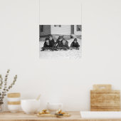 Boys Sledding, 1936.  foto Poster (Keuken)