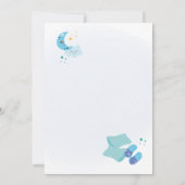 Boys Sleepover Invitation – PJs, Pillows & Gaming Kaart (Achterkant)