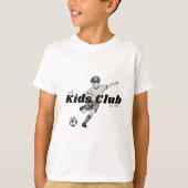 boys soccer kids club t-shirt (Voorkant)